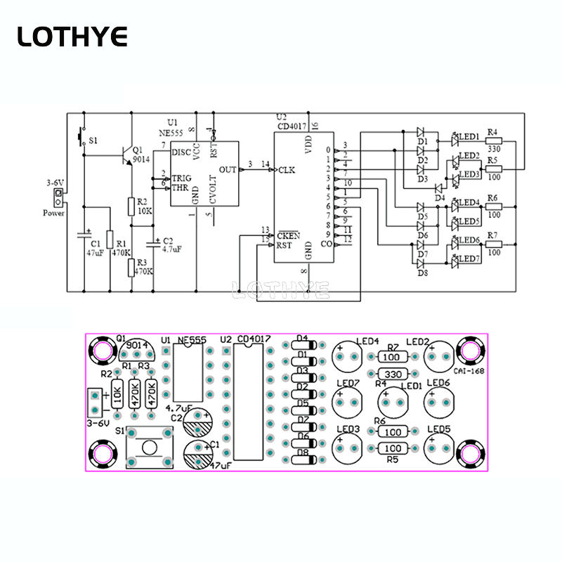 DIY Dice Production Kit Led We - Electronics Repair School review and price