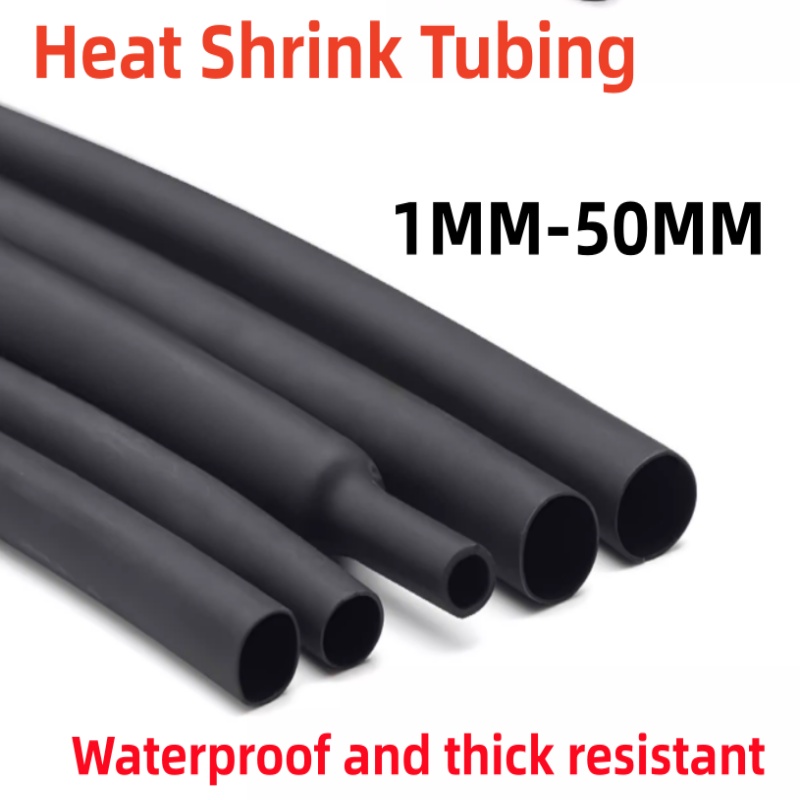 Black Heat Shrink Tubing 1M 5M - Electronics Repair Youtube review and price