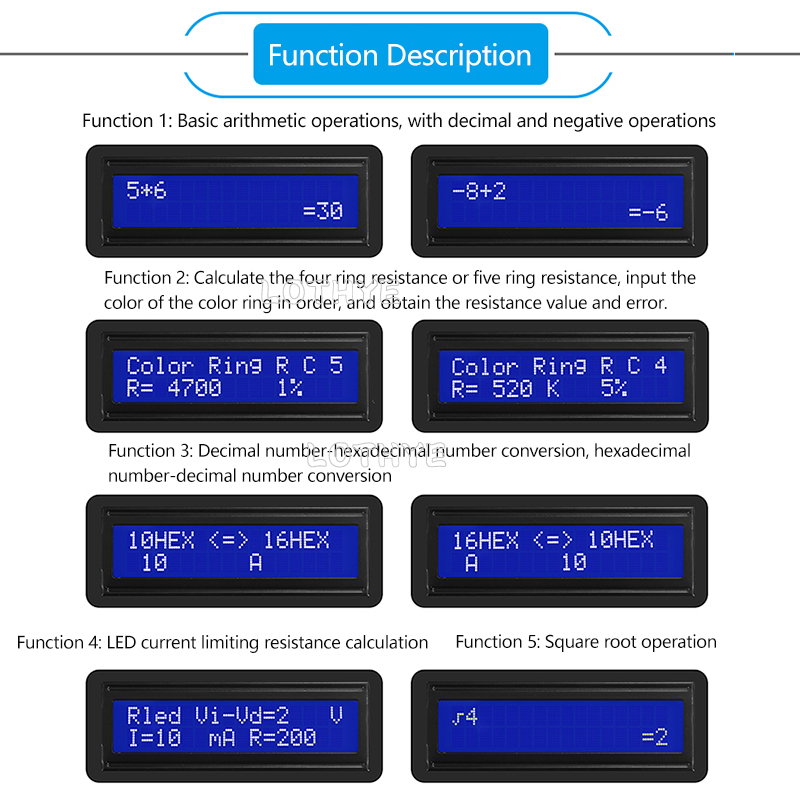 Mini Calculator DIY Electronic - Electronics Repair School review and price